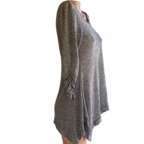 Metallic Hankerchief Hem Dress/Top - Picture 4 of 7